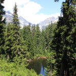 Virgin Lake on the way to Blanca Lake