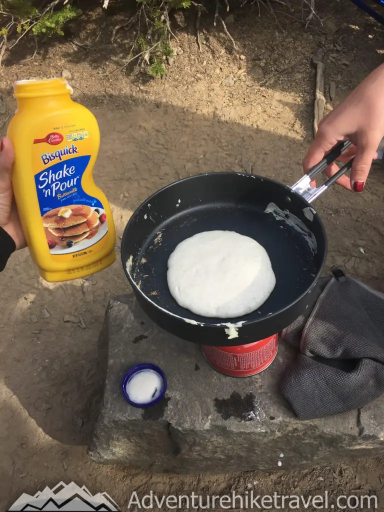 Easy Backpacking Breakfast Ideas: Trail Pancakes Camping Pancakes Backpacking food