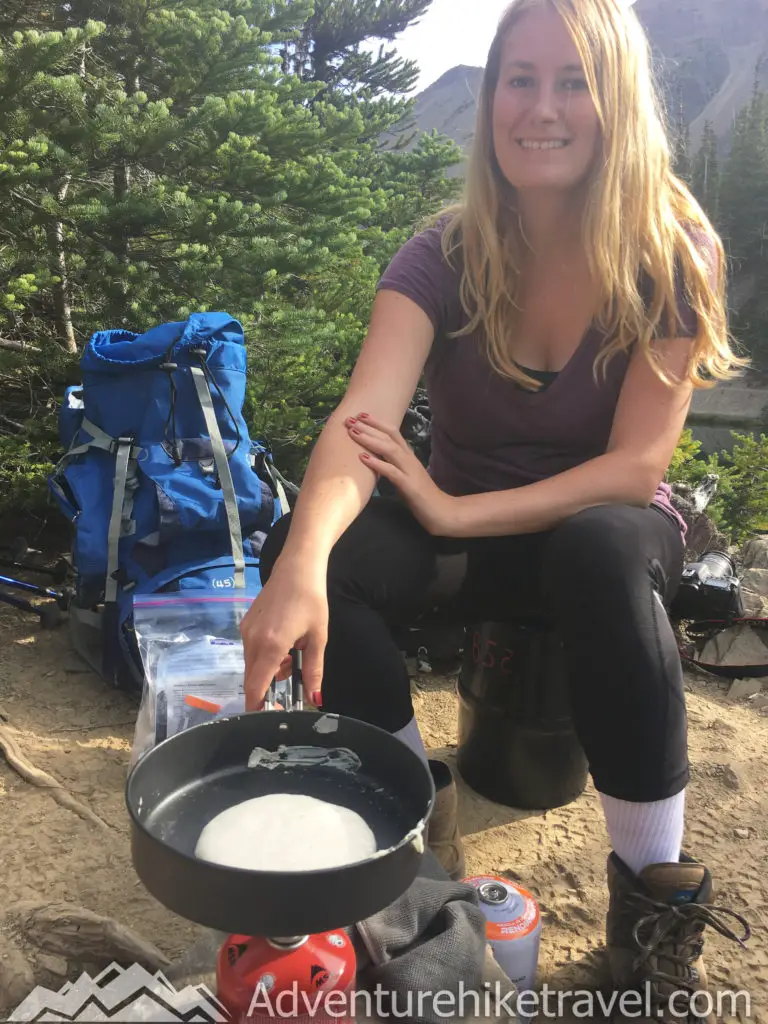 Easy Backpacking Breakfast Ideas: Trail Pancakes Camping Pancakes Backpacking food