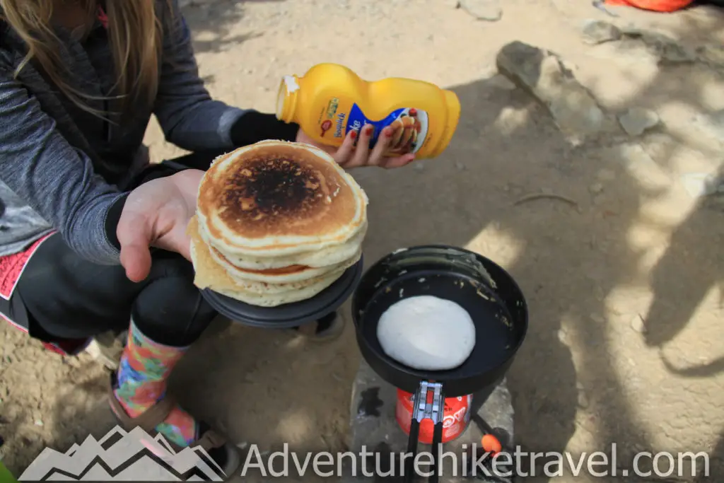 Easy Backpacking Breakfast Ideas: Trail Pancakes Camping Pancakes Backpacking food