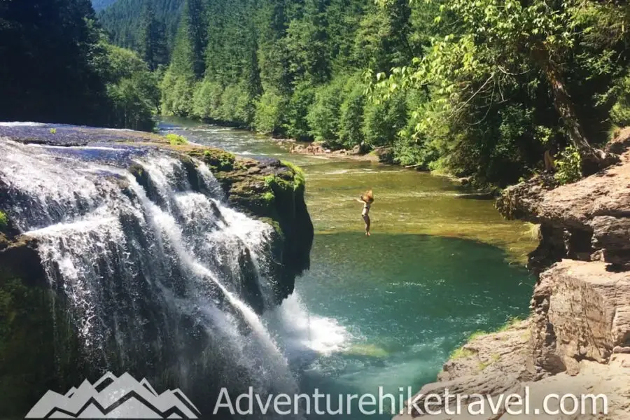 waterfall jumping