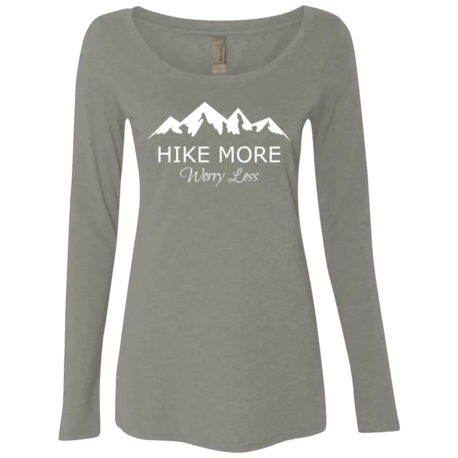 hike more worry less sweatshirt