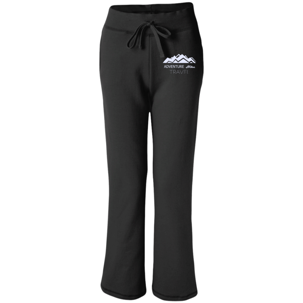 women's open bottom sweatpants