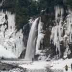 Franklin Falls Trail. Snow hikes near seattle