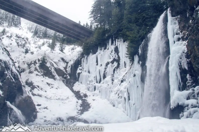 Franklin Falls - Easy, Beautiful Winter Hike Near Seattle. Winter hiking Washington State