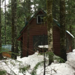 franklin falls cabins From the snow covered rocks and forest floor to the blue green South Fork Snoqualmie River cascading by, this is a scenic winter hike. I absolutely loved this cute little red cabin sitting by the river. There were also many other tiny cabins that we passed along the way.