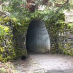 Underpass trail tunnel to Marymere Falls. Amazing Day Hikes in Olympic National Park