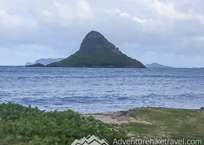 Chinaman’s Hat, Across the street from the Kualoa Ranch is Laenani Neighborhood Park.