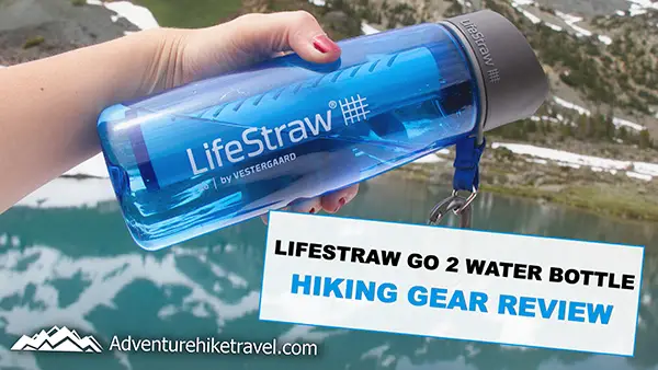LifeStraw Go Water Filter Bottle with 2-Stage Integrated Filter Straw for  Hiking, Backpacking, and Travel, Blue