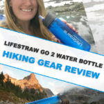 LifeStraw Go 2 Water Bottle: Hiking Gear Review. So what exactly is the LifeStraw Go Water Filter Bottle with 2-Stage Integrated Filter Straw for Hiking? The Lifestraw Go Water Filter Bottle filter removes 99.9999 percent of bacteria and 99.99 percent of protozoa, including giardia, cryptosporidium and e-coli.