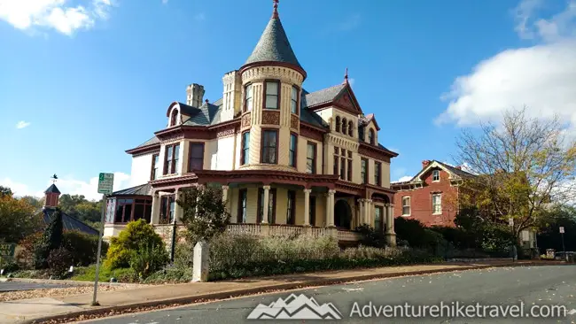 One of the many historic homes in Staunton, Virginia.