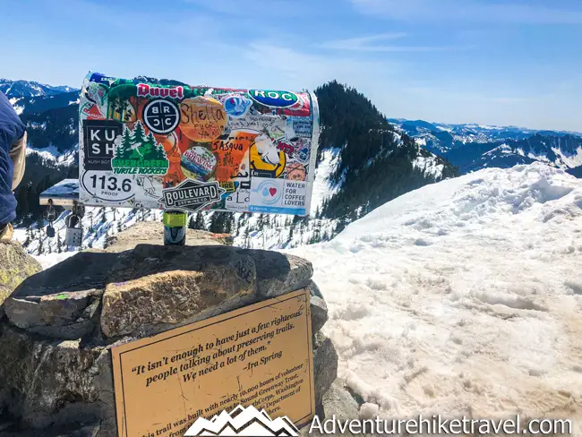 Mailbox Peak. A strenuous day hike near Seattle WA