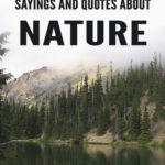 30 Inspirational Sayings and Quotes about Nature: For those who love the outdoors and the beautiful world around them, we have collected 30 Inspirational Sayings and Quotes about Nature. In this fast-paced society, we sometimes forget how refreshing it can be to take a step back and reconnect with our natural surroundings. To just unplug from the hustle and bustle can be refreshing. Hopefully, after reading these quotes you will be inspired to turn off your phone, go outside, and take a moment to enjoy the natural beauty of the earth.