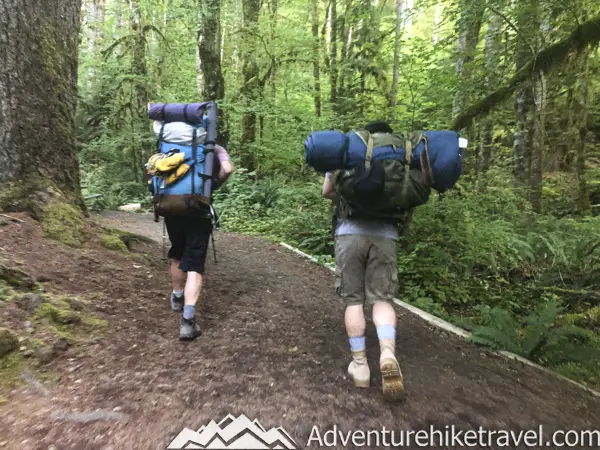 You will follow the Lena Lake Trail #810 for the first 3 miles of your backpacking journey before hitting the trail junction where you split off to the left towards Upper Lena Lake Trail #811. The first few miles following the trail for Lower Lena Lake you will be on a well-maintained pathway through a forest canopy with long switchbacks. This part of the trail is fairly easy with only 1300 feet of elevation gain in 3 miles. Generally, this stretch of the trail is very popular. Be prepared to share the trail with many other hikers. Lower Lena Lake is very popular with families with young children and elderly folks.