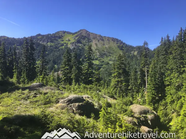 Milk Lake and Upper Lena Lake in Olympic National Park