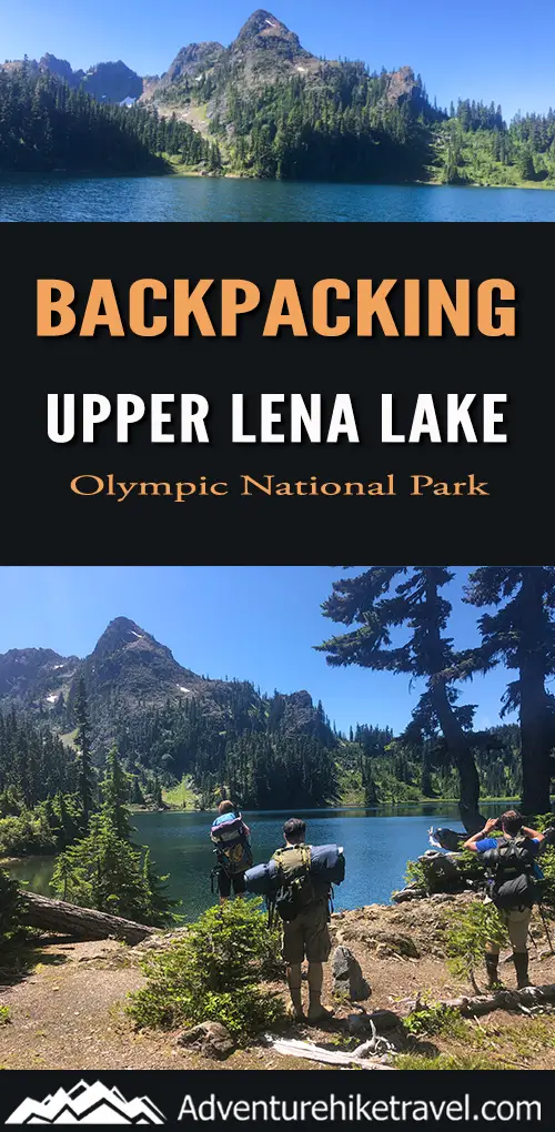 Backpacking Upper Lena Lake Olympic National Park Adventure Hike Travel