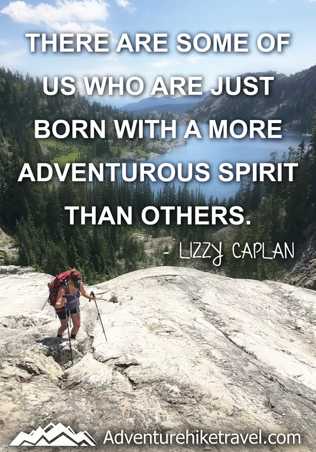 “There are some of us who are just born with a more adventurous spirit than others." -Lizzy Caplan