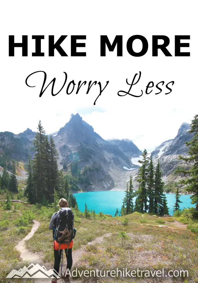 Hike More Worry Less #hiking #quotes #inspirationalquotes #hikingquotes #adventurequotes #outdoors #trekking