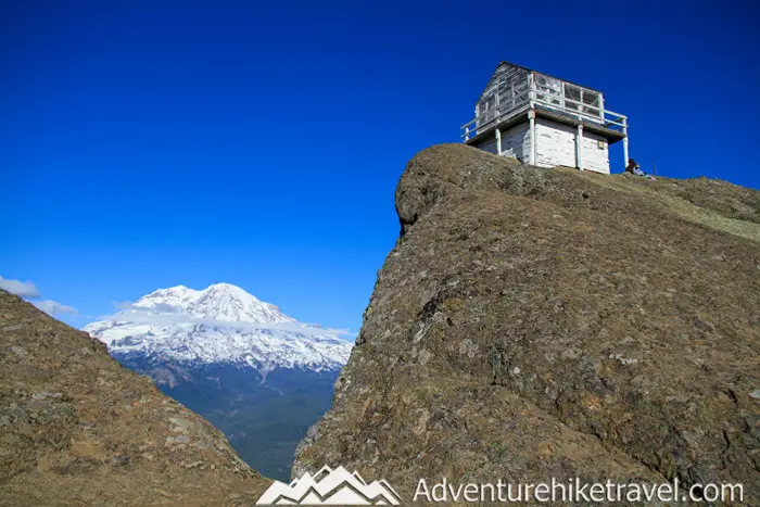 High Rock Lookout is a popular 3.2 mile round trip hike with 1,365 feet of elevation gain to a fire tower that was built in 1929. This moderately difficult hike leads to postcard-worthy 360-degree views that definitely have that Pacific Northwest wow factor! If you are just visiting Washington State or even a local who has yet to see this beauty, High Rock Lookout is a great hike to check out.