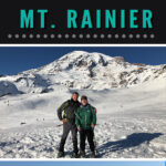 New to snowshoeing? Are you a local living in Washington State or visiting the Pacific Northwest during winter? Want something fun to do? Try snowshoeing at Mt. Rainier National Park.Our First-timer’s Guide to Snowshoeing at Mt. Rainier can give you the information you need to take off on your own snowshoeing adventure. #hiking #nature #mountains #adventure #travel #Mtrainier #traveltips #experiencewa #snowshoeing #pacificnorthwest #wastate #nationalparks #ustravel