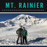 New to snowshoeing? Are you a local living in Washington State or visiting the Pacific Northwest during winter? Want something fun to do? Try snowshoeing at Mt. Rainier National Park.Our First-timer’s Guide to Snowshoeing at Mt. Rainier can give you the information you need to take off on your own snowshoeing adventure. #hiking #nature #mountains #adventure #travel #Mtrainier #traveltips #experiencewa #snowshoeing #pacificnorthwest #wastate #nationalparks #ustravel