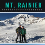 New to snowshoeing? Are you a local living in Washington State or visiting the Pacific Northwest during winter? Want something fun to do? Try snowshoeing at Mt. Rainier National Park.Our First-timer’s Guide to Snowshoeing at Mt. Rainier can give you the information you need to take off on your own snowshoeing adventure. #hiking #nature #mountains #adventure #travel #Mtrainier #traveltips #experiencewa #snowshoeing #pacificnorthwest #wastate #nationalparks #ustravel