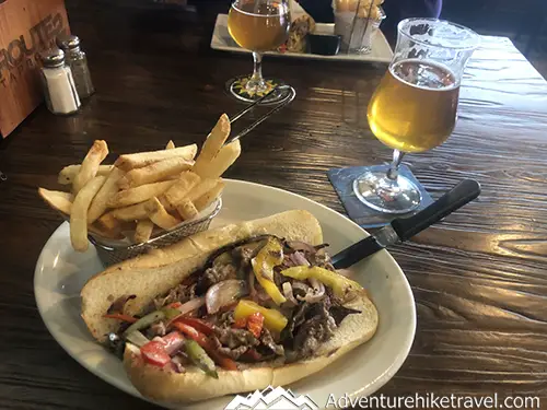 This is my go-to spot after a big hike in the Stevens Pass area. Route 2 Taproom has a large rotating tap list of beer and amazing food. They even have a cool little keg icon next to their beer menu so you know if their keg is full, half empty, or almost empty. Their burgers are great and they have an absolutely delicious Philly Cheesesteak and Prime Rib Dip.