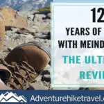 Extremely Durable These boots had a lot of use. There were several backpacking trips where I was hiking over 35 miles over very rugged terrain and some scrambles and these boots worked great. They lasted 12 years before falling apart with lots of hikes over the years.