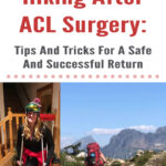 If you are an active outdoorsy person who loves going on adventures in the mountains, tearing your ACL can be absolutely devastating. In this blog post, Hiking After ACL Surgery: Tips And Tricks For A Safe And Successful Return, I will share my own experience of getting back onto the trail, hiking and backpacking after knee surgery, and things I learned along the way. I hope this post inspires and helps you with your own journey of getting back into the mountains after knee surgery.