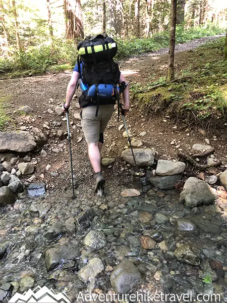 First Backpacking Trip After ACL Surgery 16 months after ACL surgery I set out on my first backpacking trip after having ACL reconstruction. We chose the Duckabush River Trail in Washington State to Five Mile Camp. 5 miles in 5 miles out making for a 10-mile trek. . My knee felt pretty solid and both my brother and I were pretty excited for the rest of the backpacking season after having a successful first backpacking trip after ACL surgery.