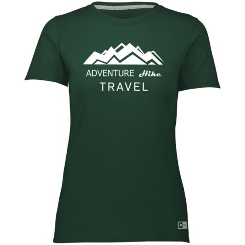 Adventure Hike Travel 64STTX Ladies’ Essential Dri-Power Tee - Image 6