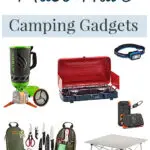 Are you planning a camping adventure with friends and family? Car camping is continually getting easier with the creation of new gadgets, tools, and accessories. In this blog post, I share 10 of my favorite camping items to give you some gear ideas to make your camping trip more enjoyable and comfortable.