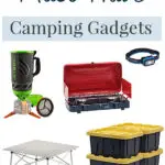 Are you planning a camping adventure with friends and family? Car camping is continually getting easier with the creation of new gadgets, tools, and accessories. In this blog post, I share 10 of my favorite camping items to give you some gear ideas to make your camping trip more enjoyable and comfortable.