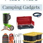 Are you planning a camping adventure with friends and family? Car camping is continually getting easier with the creation of new gadgets, tools, and accessories. In this blog post, I share 10 of my favorite camping items to give you some gear ideas to make your camping trip more enjoyable and comfortable.