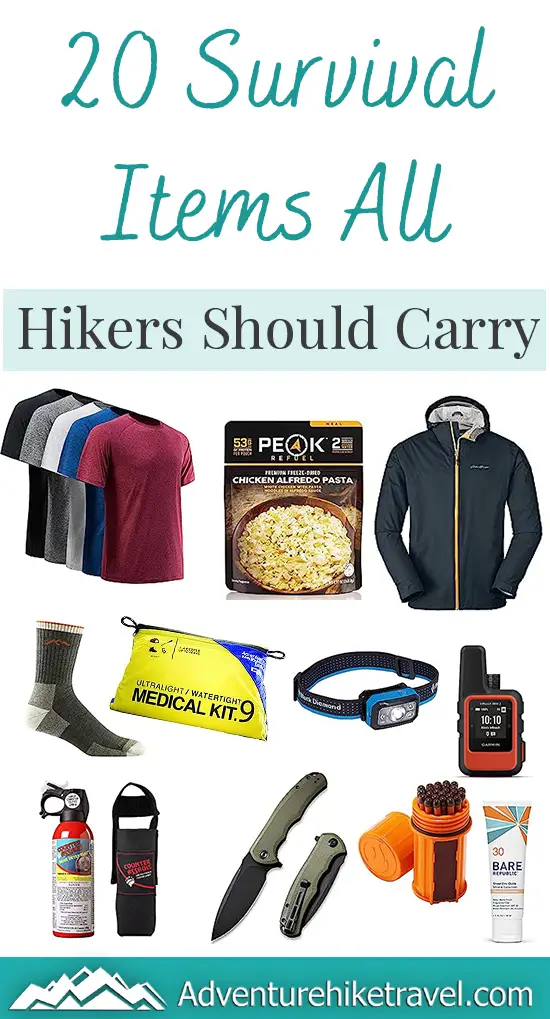 20 Survival Items All Hikers Should Carry - Adventure Hike Travel