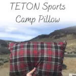 Are you tired of stuffing your clothing into a makeshift pillow while camping or tired of bringing large bulky pillows on trips or considering upgrading your travel pillow? In this Gear Review Of The TETON Sports Camp Pillow, we will cover all the pros and cons of this camp pillow and its best features to help you decide if this pillow is a good fit for your travel adventures.