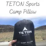 Are you tired of stuffing your clothing into a makeshift pillow while camping or tired of bringing large bulky pillows on trips or considering upgrading your travel pillow? In this Gear Review Of The TETON Sports Camp Pillow, we will cover all the pros and cons of this camp pillow and its best features to help you decide if this pillow is a good fit for your travel adventures.