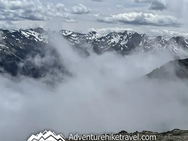 🚶‍♀️⛰️ Hiking 7.2-miles to Maiden Peak from Deer Park, Olympic National Park 🌲👣 Ready to lace up those hiking boots and hit the trail?🥾🎒 Make your way from Deer Park to Maiden Peak on a 7.2-mile trek through Olympic National Park. 🌲⛰️ Expect to break a bit of a sweat with a 2,100 feet elevation climb, but the stunning vistas make this moderately challenging hike totally worth it! 🚶‍♀️👣🏞️. Tag your hiking buddies and let's take on Maiden Peak together! 🎉