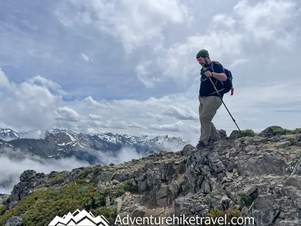 🚶‍♀️⛰️ Hiking 7.2-miles to Maiden Peak from Deer Park, Olympic National Park 🌲👣 Ready to lace up those hiking boots and hit the trail?🥾🎒 Make your way from Deer Park to Maiden Peak on a 7.2-mile trek through Olympic National Park. 🌲⛰️ Expect to break a bit of a sweat with a 2,100 feet elevation climb, but the stunning vistas make this moderately challenging hike totally worth it! 🚶‍♀️👣🏞️. Tag your hiking buddies and let's take on Maiden Peak together! 🎉