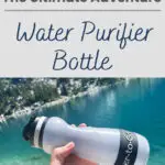 Stay healthy while traveling! Get a reliable Water-to-Go filter bottle for clean water on hikes and adventures. Don't risk getting sick from waterborne bacteria or parasites like Giardia. Read our gear review in the blog post.