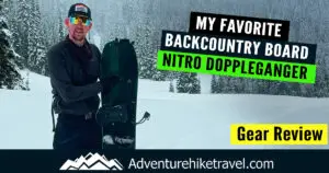Looking for the top splitboard for your backcountry tours? The Nitro Doppleganger is built for lightweight climbs and smooth, powerful descents. Check out the full review! #TopSplitboard #SplitboardReview #BackcountryTouring