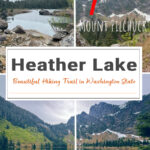 Hike to Heather Lake in Washington for a scenic 4.7-mile trail featuring old-growth forest, waterfalls, wildflowers, and a peaceful alpine lake in the North Cascades.