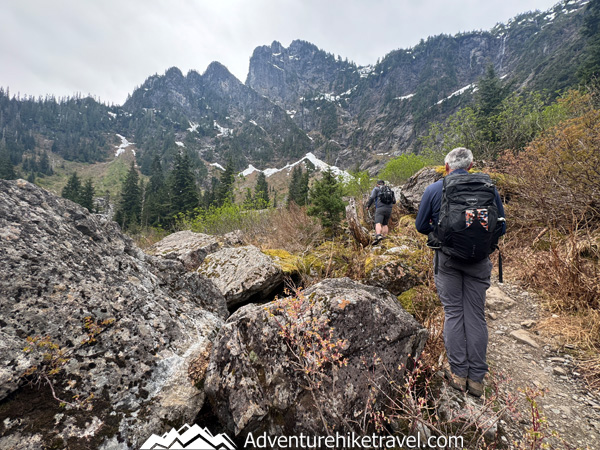 Tucked into the North Cascades, Heather Lake is a beautiful Washington trail with mossy forests, rushing streams, and panoramic lake views that make it worth every step.