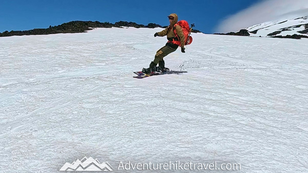 Ready for a volcano splitboard trip? Explore Mt. Adams via the South Climb route to the Lunch Counter in this spring backcountry adventure. From trip planning and gear tips to weather surprises and amazing turns, this post gives you a full breakdown of what to expect. #BackcountrySnowboarding #Splitboarding #MtAdamsWA #SpringRiding #MountainAdventure #PNWBackcountry