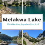 Discover Melakwa Lake near Snoqualmie Pass, WA, a stunning alpine lake hike in the Alpine Lakes Wilderness. This trail features waterfalls, lush old-growth forest, rocky terrain, and breathtaking mountain views—a perfect day hike for adventurers and nature lovers. #MelakwaLake
