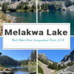 Discover Melakwa Lake near Snoqualmie Pass, WA, a stunning alpine lake hike in the Alpine Lakes Wilderness. This trail features waterfalls, lush old-growth forest, rocky terrain, and breathtaking mountain views—a perfect day hike for adventurers and nature lovers. #MelakwaLake