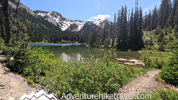 Backpacking to Royal Lake and Upper Royal Basin in Olympic National Park is an unforgettable adventure. Hike through mossy old-growth forests, cross sparkling creeks, and wander alpine meadows filled with wildflowers. Reach turquoise lakes and stunning high-elevation views of Mount Deception, Mount Mystery, and the surrounding Olympic peaks. This trip is a must for any Washington State backpacker.