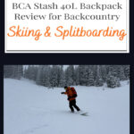 Thinking about the BCA Stash 40L Backpack for backcountry skiing or splitboarding? This honest gear review covers fit, storage, ski and snowboard carry options, avalanche pocket layout, and overall performance in the backcountry.