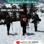 Looking for spring trail conditions in the Enchantments? This post shares our real trail experience backpacking the Snow Lakes Trail to the Core Zone in mid-May near Leavenworth, Washington. Includes snow conditions, mileage, elevation gain, trail landmarks, gear, mountain goat sightings, frozen alpine lakes, and what to expect during early season backpacking in Washington State.