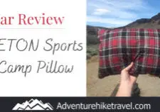 Are you tired of stuffing your clothing into a makeshift pillow while camping or tired of bringing large bulky pillows on trips or considering upgrading your travel pillow? In this Gear Review Of The TETON Sports Camp Pillow, we will cover all the pros and cons of this camp pillow and its best features to help you decide if this pillow is a good fit for your travel adventures.